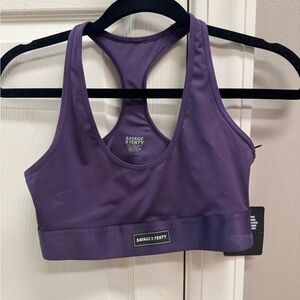 Savage X Fenty Purple Racerback Sports Bra
